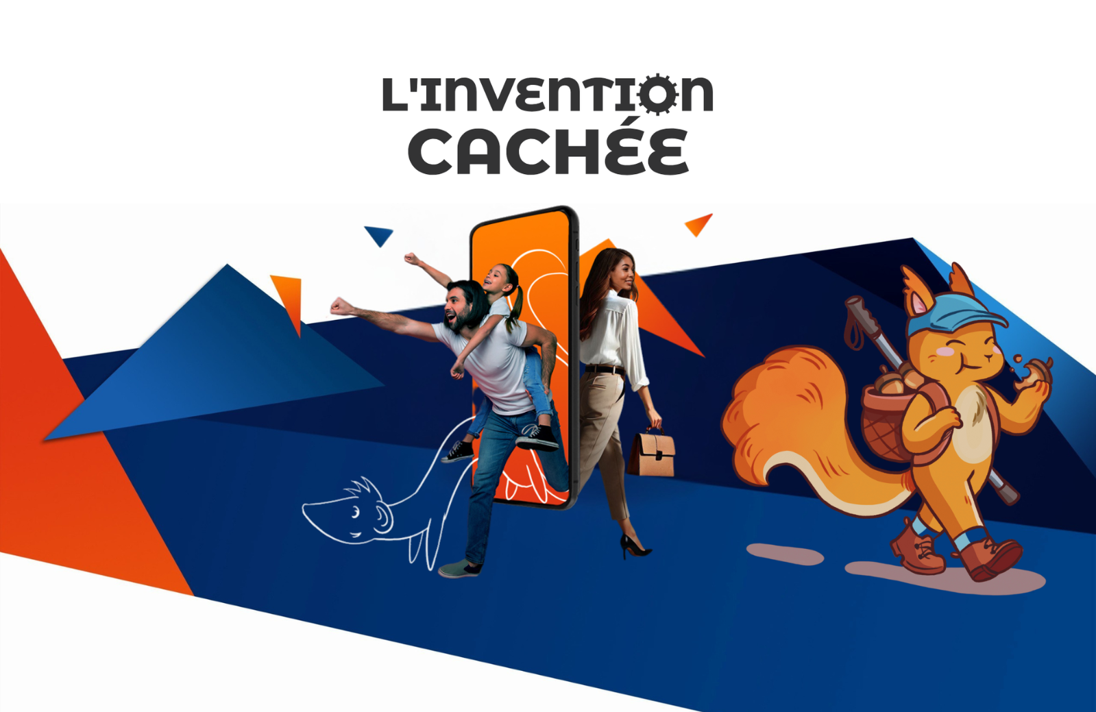 l'invention cachée logo officiel