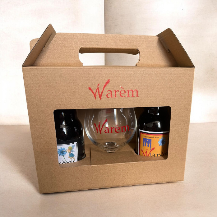 Pack de 2 bières Warèm+ 1 verre Original